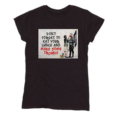 Banksy Make Trouble Women's T-shirt