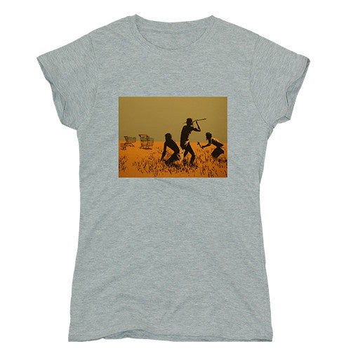 Image of Banksy Trolley Hunters Women's T-shirt