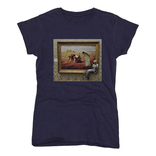 Image of Banksy Smoking Women's T-shirt