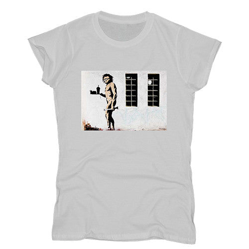 Image of Banksy Ape Man Women's T-shirt