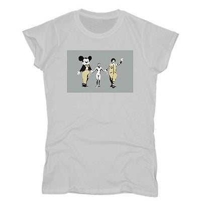Banksy Mickey and Ronald Women's T-shirt