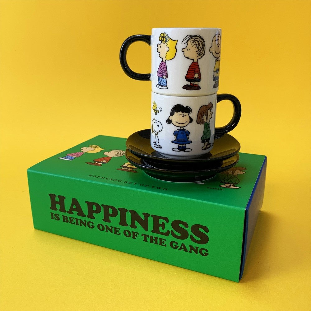SNOOPY GANG ESPRESSO SET