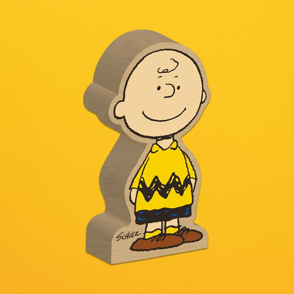 Image of SNOOPY-CHARLIE BROWN BLOCK FIGURE