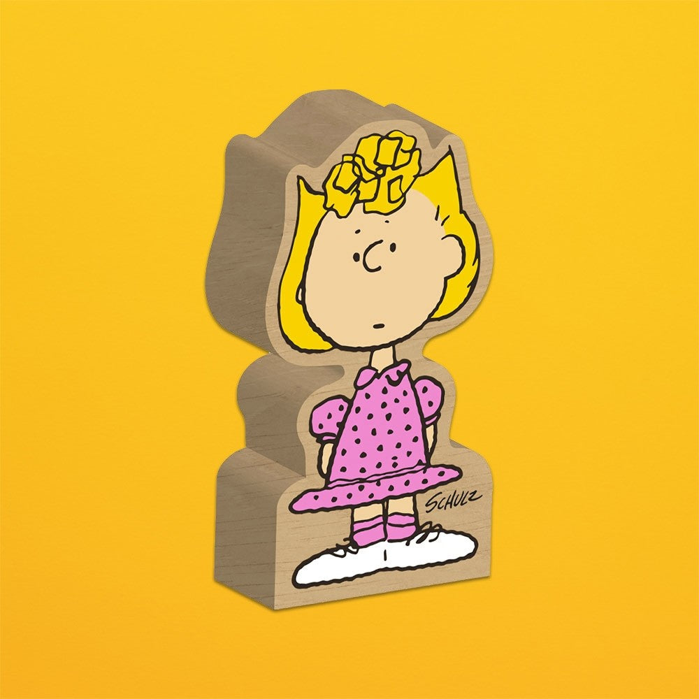 Image of SNOOPY-SALLY BROWN BLOCK FIGURE