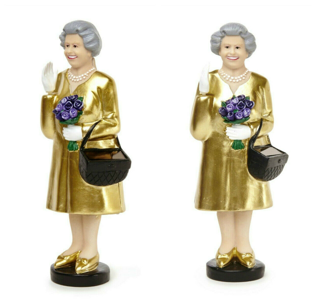 Image of SOLAR QUEEN GOLD DRESS WAVING FIGURE